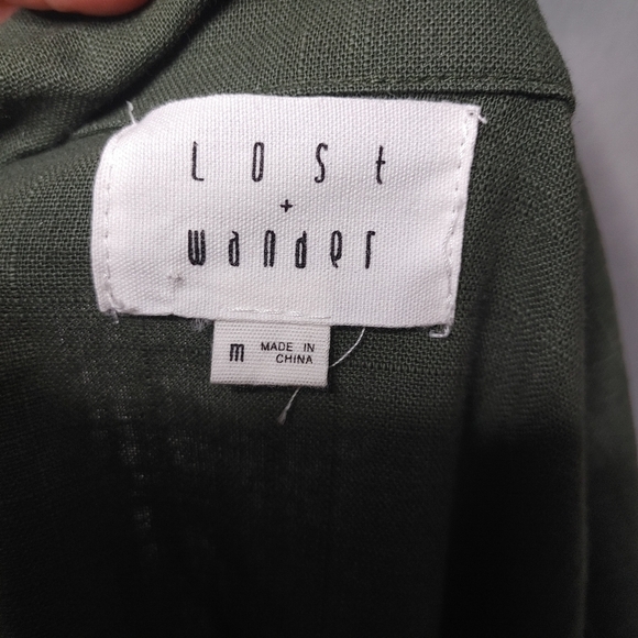 🆕 Lost + Wander linen jumpsuit - Picture 9 of 15